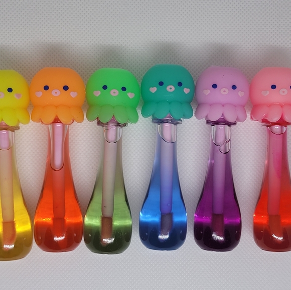Magic your life Kawaii Octopus lip gloss bundle of 6 - Picture 2 of 4